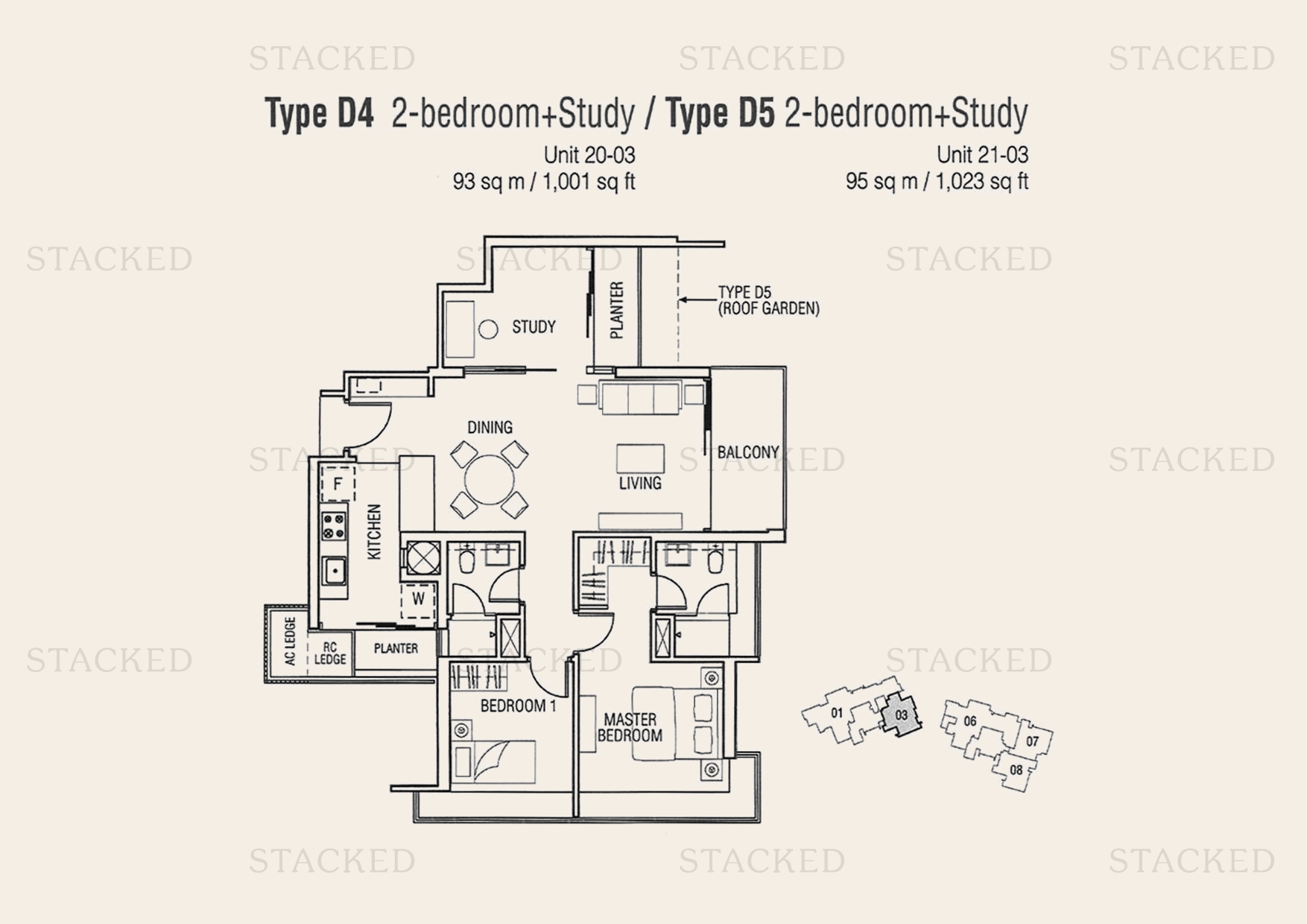 Stacked homes Domain 21 Singapore Condo Floor Plans, Images And
